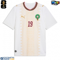 Moški Nogometni dresi Maroko Youssef En-Nesyri #19 Gostujoči SP 2026 Kratek Rokav